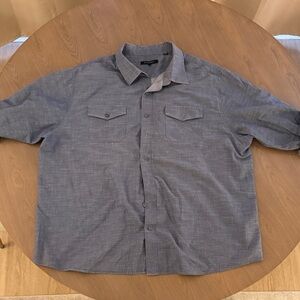 Stylish Blue Button-Down Shirt